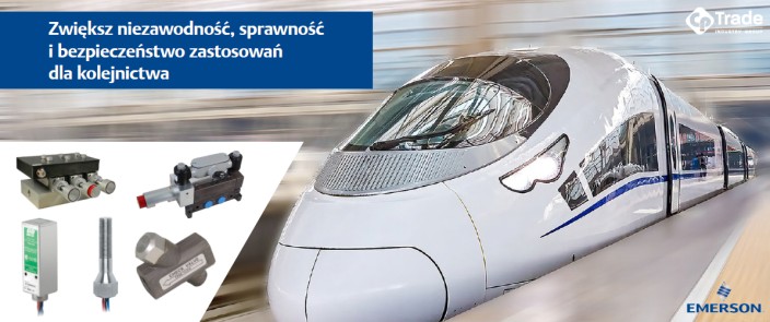 Emerson rozwiązania dla kolejnictwa